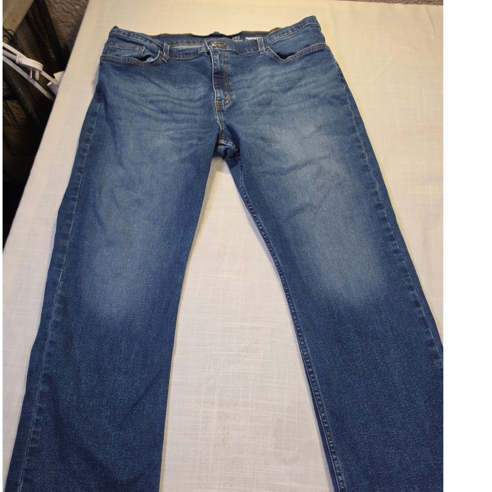 George Mens Bootcut Jeans Dark Wash Denim 38x30 GM0104